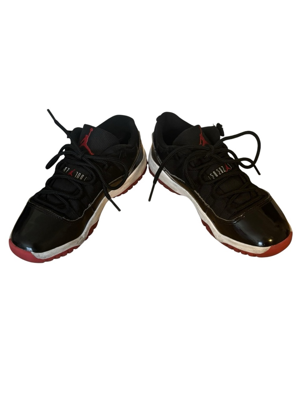 Nike Air Jordan 11 Retro Low Bred Sneakers - Picture 7 of 10